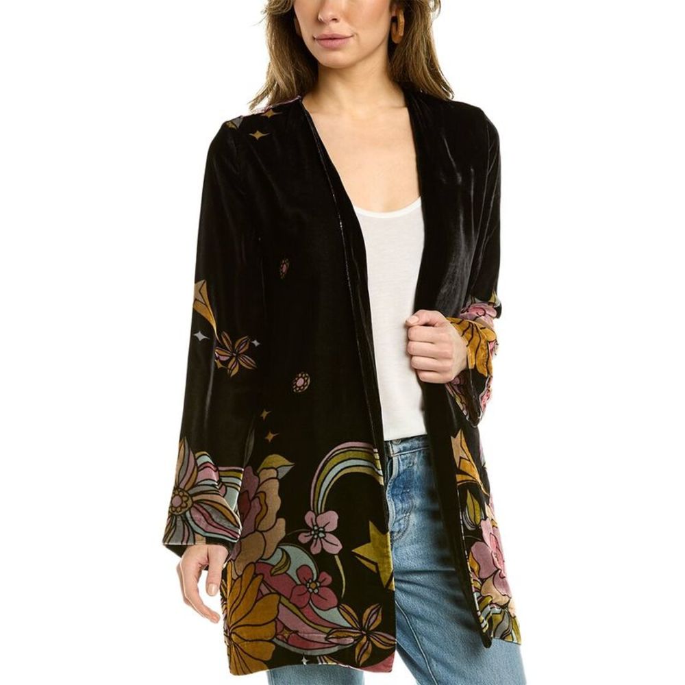 Johnny Was Andy Silk-Blend Kimono